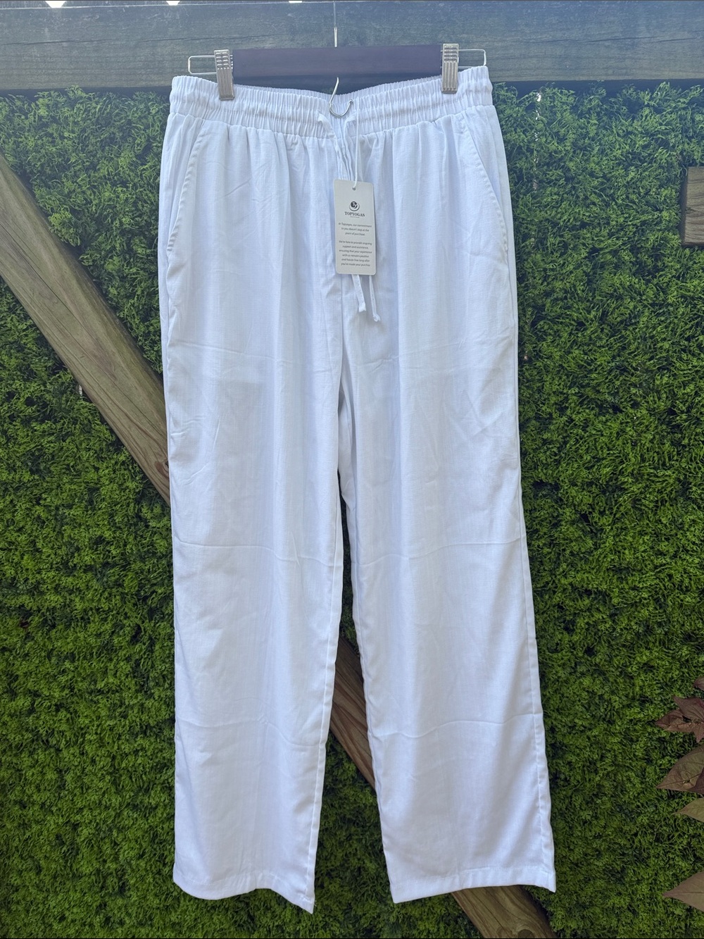 NWT Topyogas Linen Blend Pants